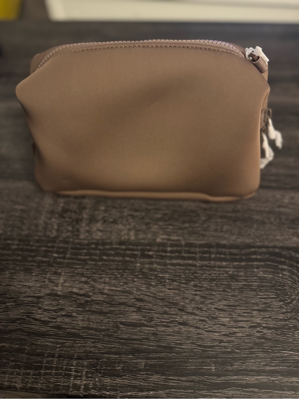 Dagne Dover Small Hunter Neoprene Toiletry bag in Dune - Picture 4 of 5